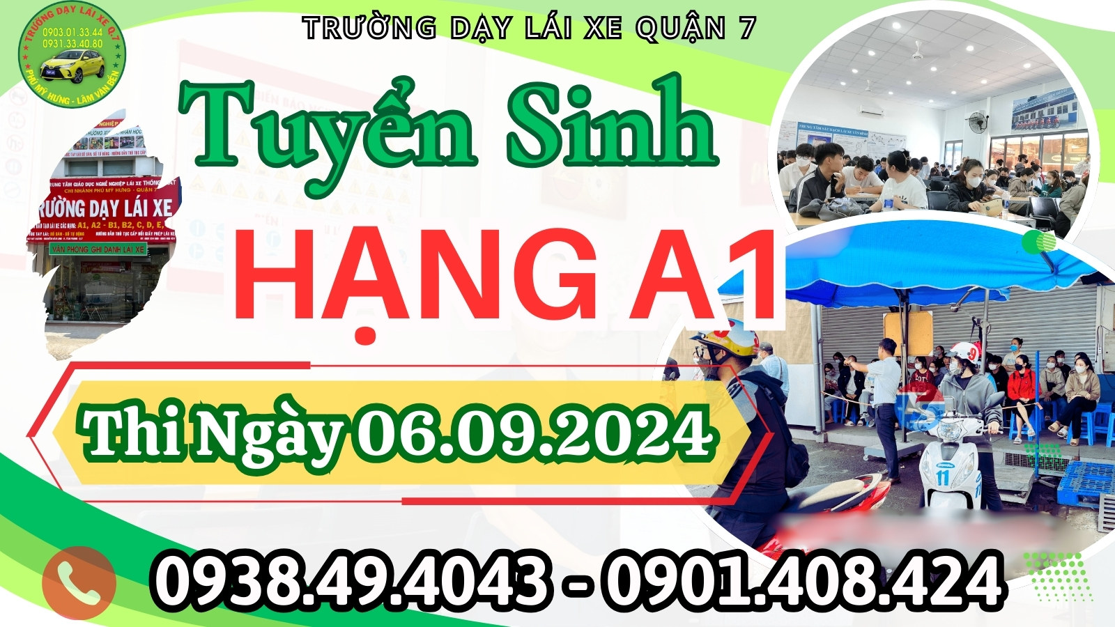 KHAI GIẢNG KHÓA THI A1 THÁNG 9/2024 ĐỢT 1